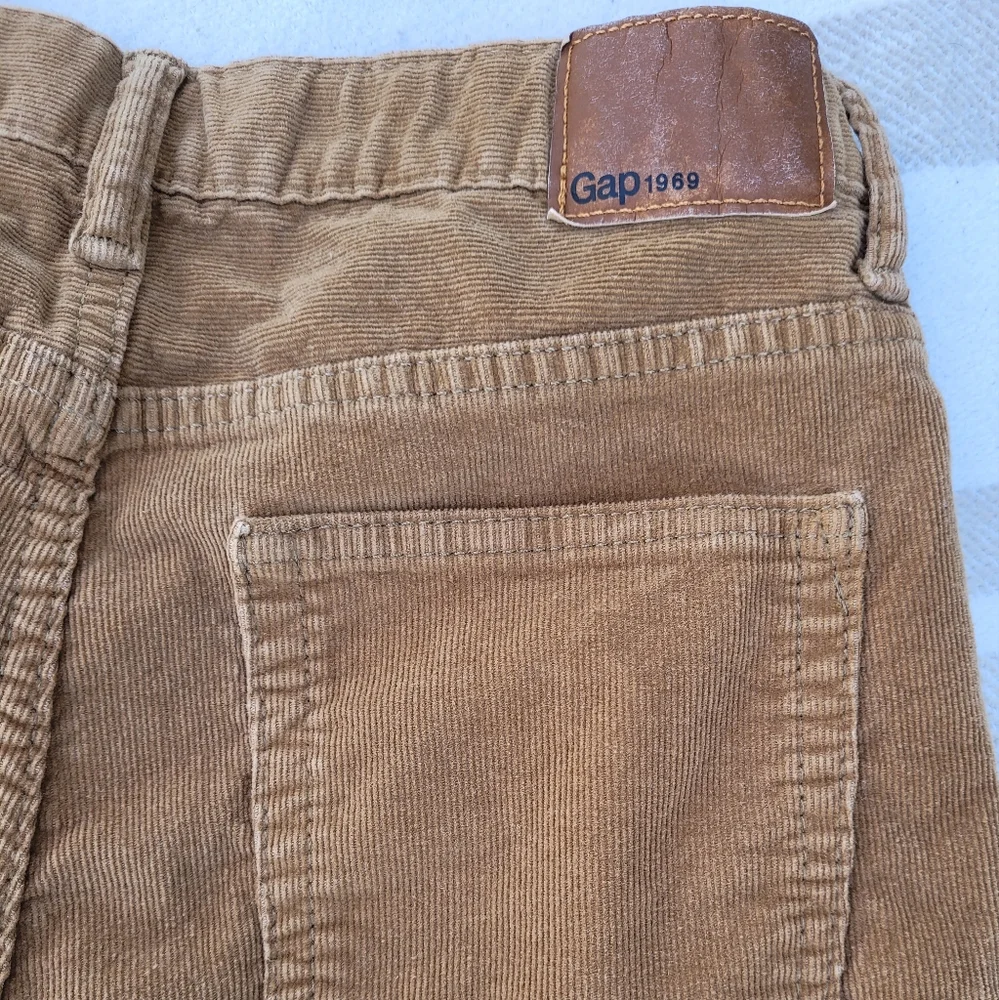 Gap Kids Slim tan corduroy pants